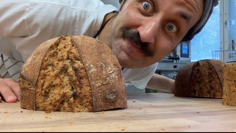 Bread selfie